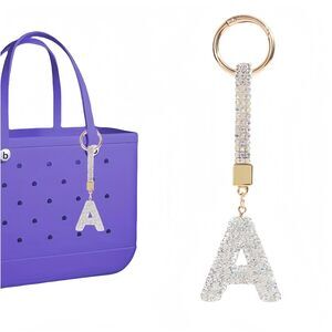 8766 Diamond Letters Charms for Bogg Bag, Fashion Alphabet Lettering